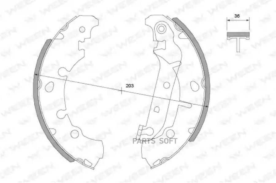 Тормозные Колодки WEEN 1522040