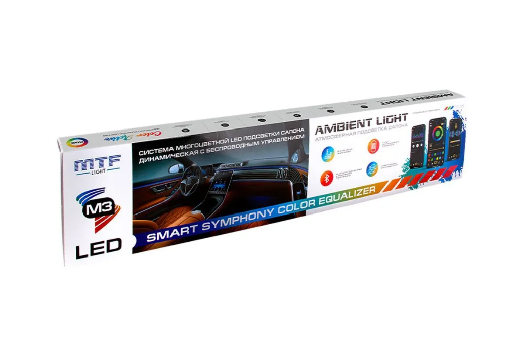 Атмосферная подсветка салона MTF LIGHT Ambient light SMART SYMPHONY M3 18 элем 15488₽