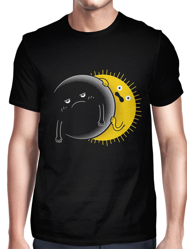 

Футболка мужская Dream Shirts Затмение черная 3XL, Затмение