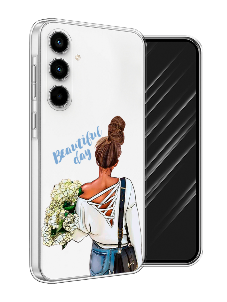 

Чехол Awog на Samsung Galaxy A35 5G "Beautiful day vector", Коричневый;белый;зеленый, 2109350-1