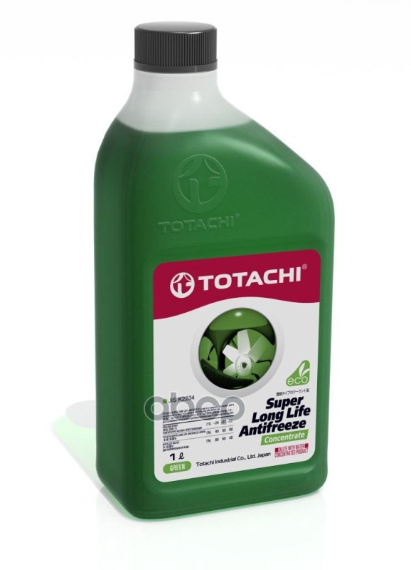 фото Концентрат жидкости охлаждающей totachi super long life antifreeze green 1л totachi арт. 4