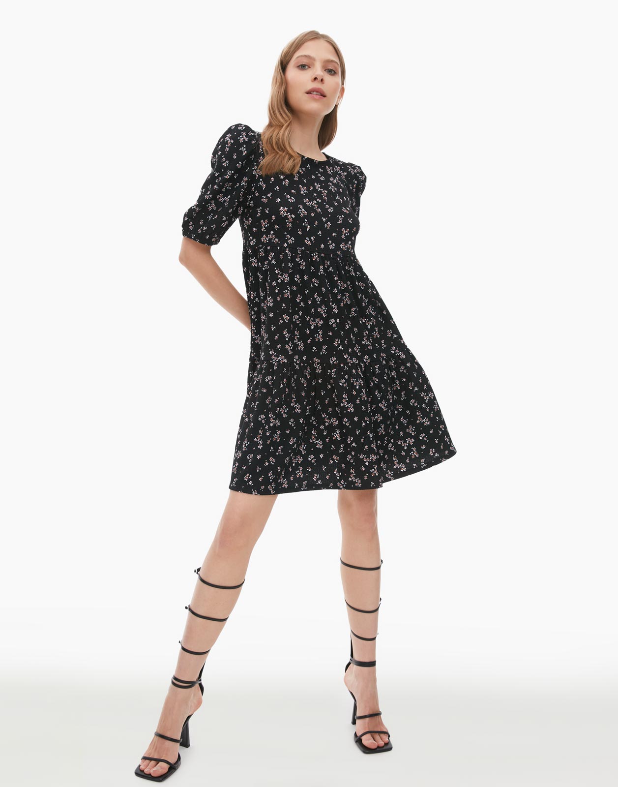 

Платье женское Gloria Jeans GDR026517 черное L, Черный, GDR026517
