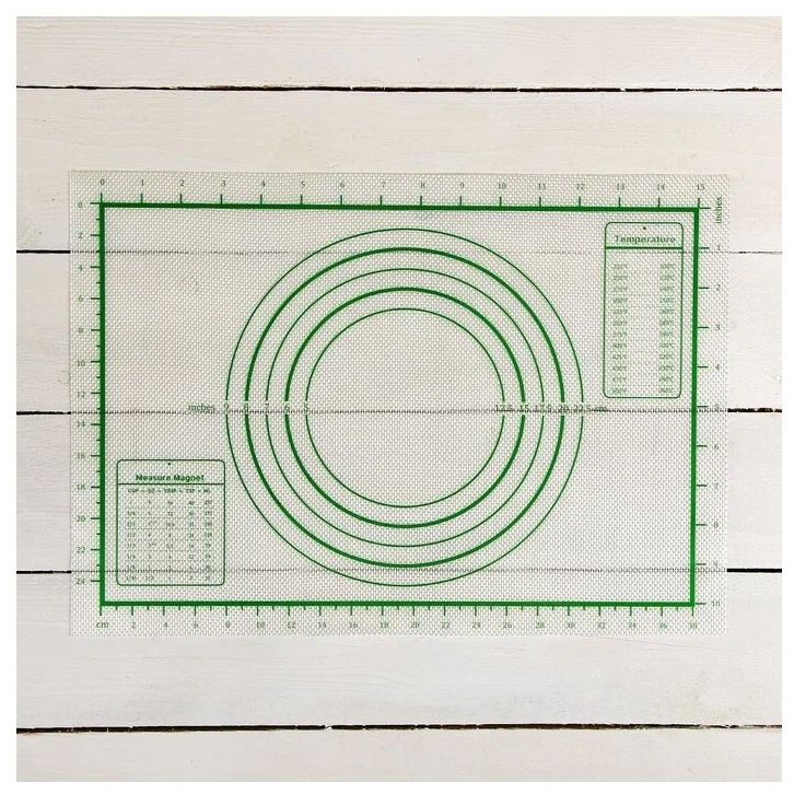 

Коврик армированный с разлиновкой, 42x29,5 см, Белый