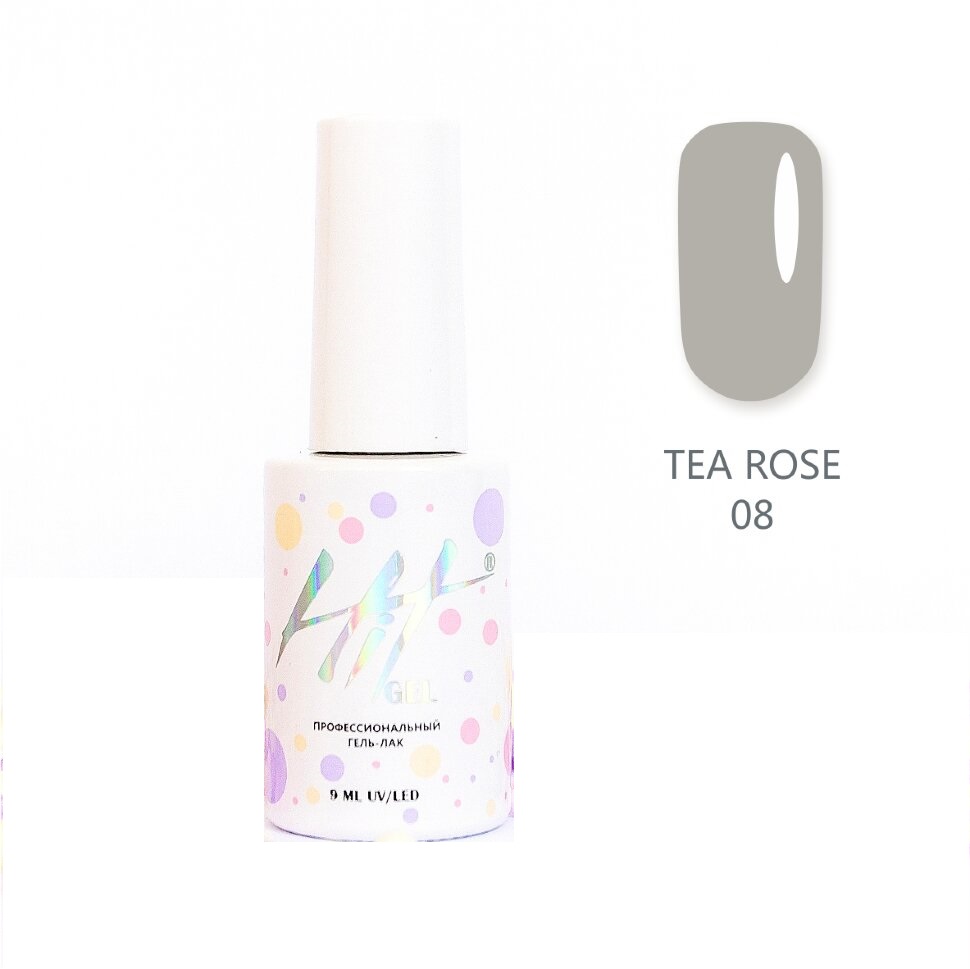 фото Гель-лак hit gel tea rose №08