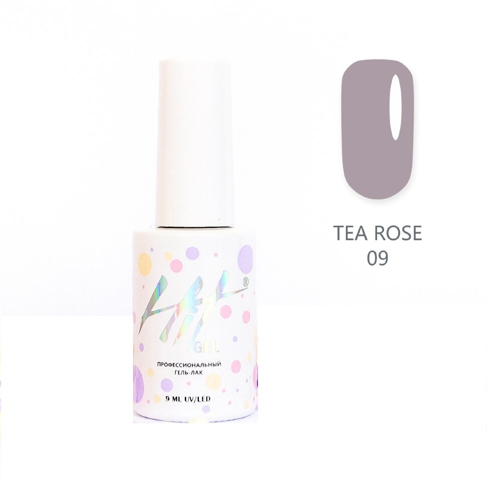 фото Гель-лак hit gel tea rose №09