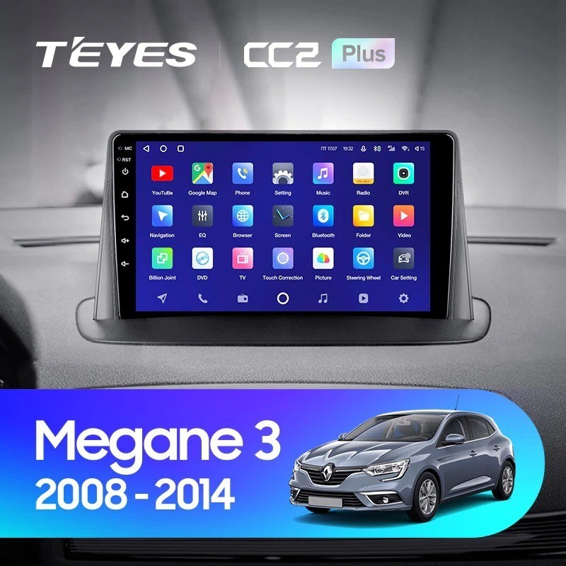 Штатная магнитола Teyes CC2L Plus 232 Renault Megane 3 2008-2014 2190000₽