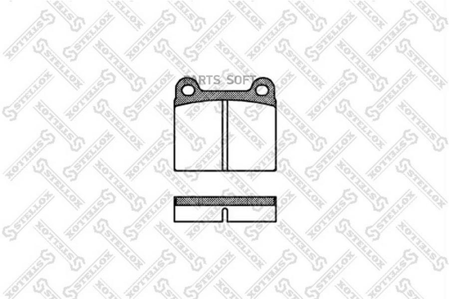 

Тормозные колодки Stellox 017000SX