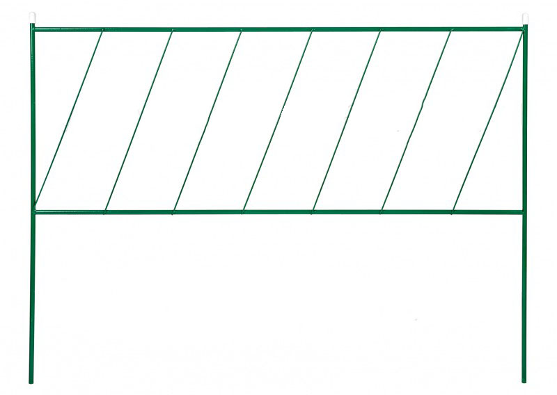 Заборчик декоративный Лесенка, высота 70 см, длина 90 см (по 5 секций в комплекте)