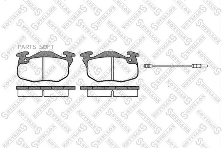 

Тормозные колодки Stellox 203002SX