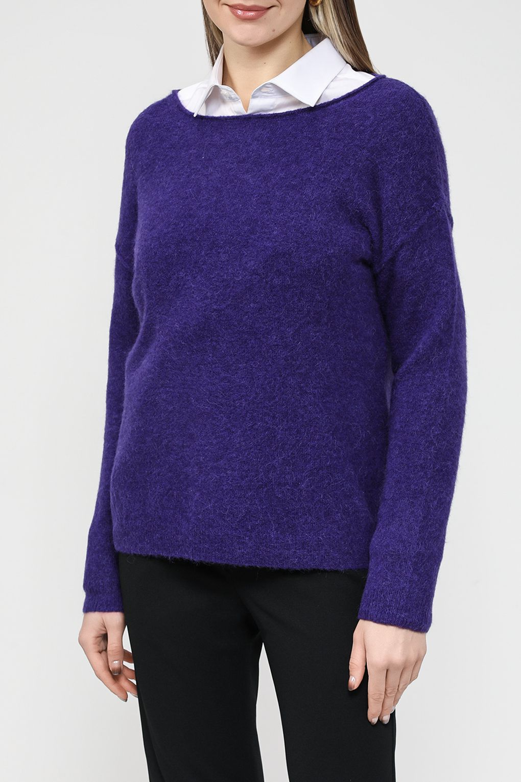 

Джемпер женский Gerry Weber 271045-35722 фиолетовый 42, 271045-35722