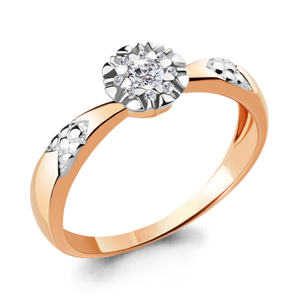 

Кольцо из красного золота с бриллиантом Aquamarine Aquamarine 963531к_585_кз р, 963531к_585_кз