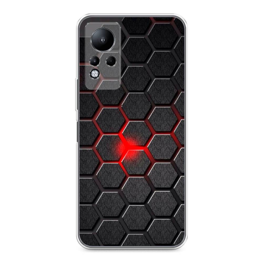

Чехол для Infinix Note 11/12 G88 "Соты красные", Красный;черный;серый, 3100450-3