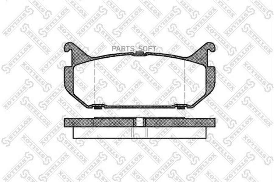

Тормозные колодки Stellox 427000SX