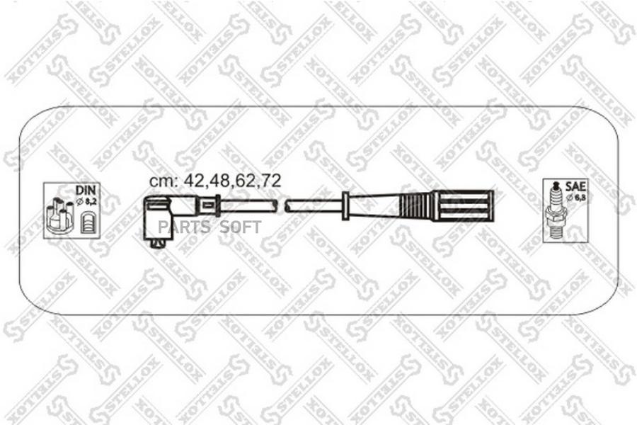 

STELLOX Комплект проводов STELLOX 1038123sx