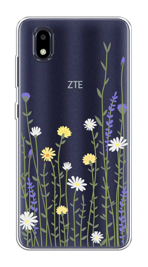 

Чехол на ZTE Blade A3 (2020) "Ромашка и лаванда", Зеленый;желтый;прозрачный, 133650-1