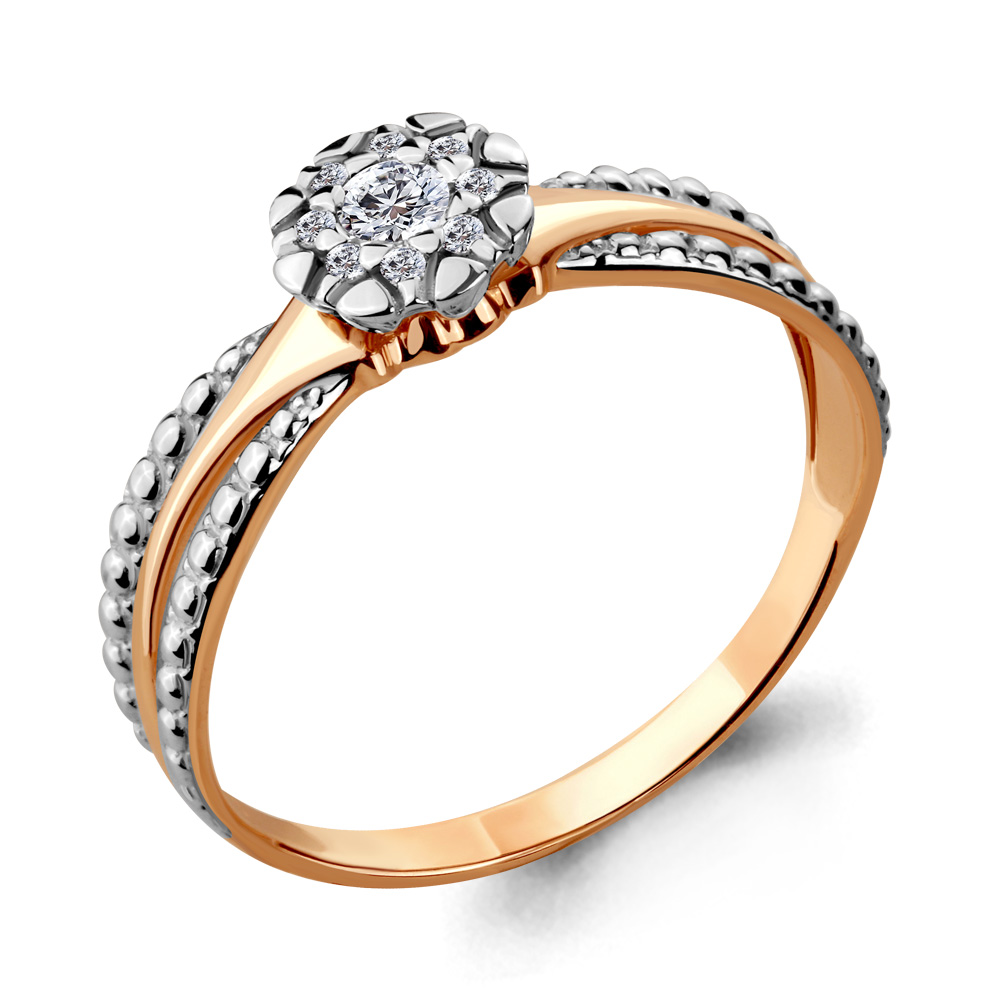 

Кольцо из красного золота с бриллиантом Aquamarine Aquamarine 963532к_585_кз р. 17, 963532к_585_кз