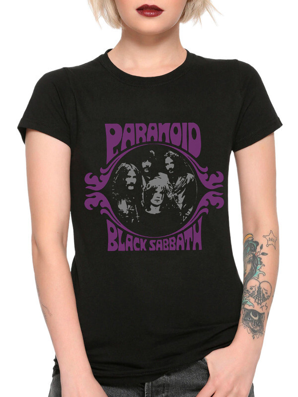 фото Футболка женская design heroes black sabbath черная 2xl