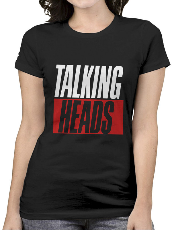 

Футболка женская Design Heroes Talking Heads черная 3XL, Talking Heads