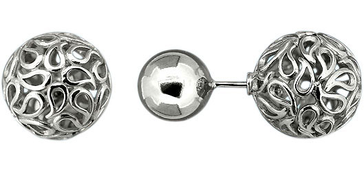 

Серьги-пусеты из серебра без вставки Aquamarine 31401-S-a, 31401-S-a