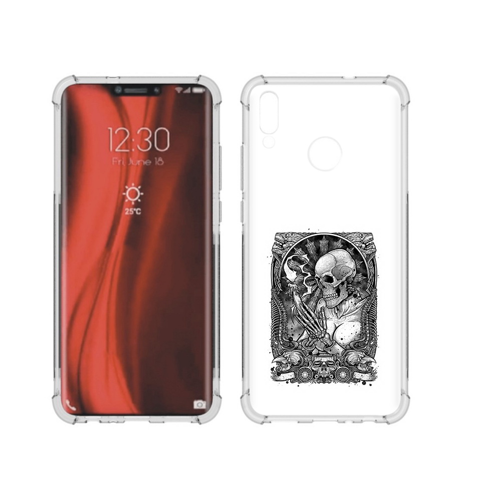 

Чехол MyPads Tocco для Honor 8X девушка скелет (PT118984.69.316), Tocco