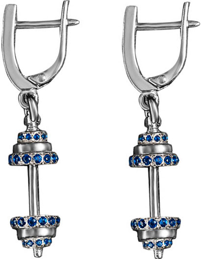 

Серьги из серебра с фианитом SWANKY 361411-sapphirine-sw, 361411-sapphirine-sw