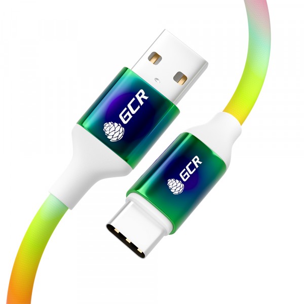 

Кабель USB Type C GCR РАДУГА