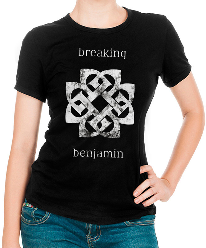 фото Футболка женская design heroes группа breaking benjamin черная 2xl