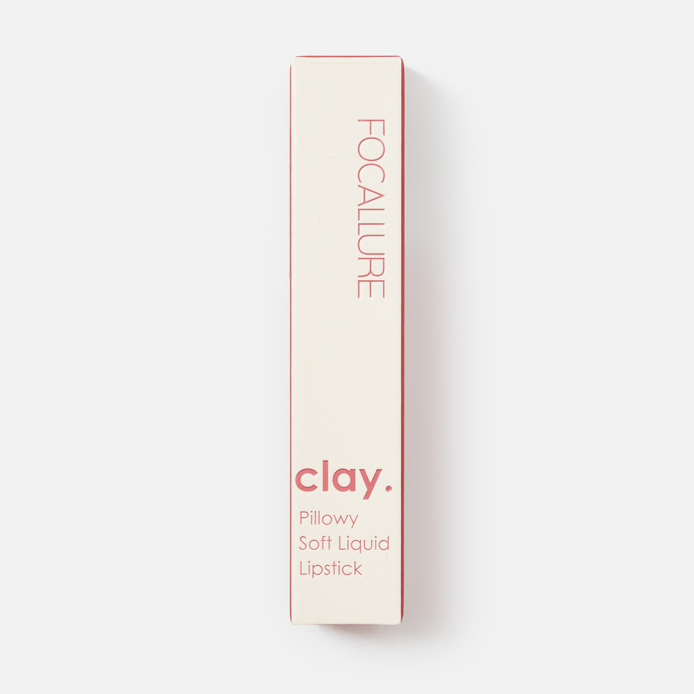 Помада для губ FOCALLURE Clay Pillowy Soft Liquid Lipstick суперстойкая, тон 304, 2 г focallure помада для губ жидкая матовая clay pillowy soft liquid lipstick