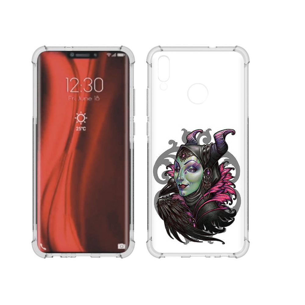 

Чехол MyPads Tocco для Honor 8X зеленая девушка с вороном (PT118984.69.357), Tocco