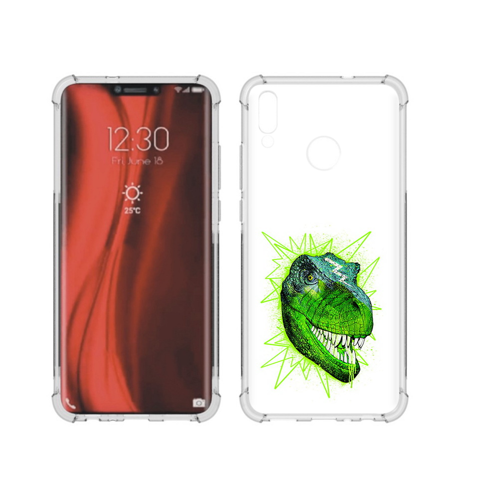 

Чехол MyPads Tocco для Honor 8X зеленый динозавр (PT118984.69.358), Tocco