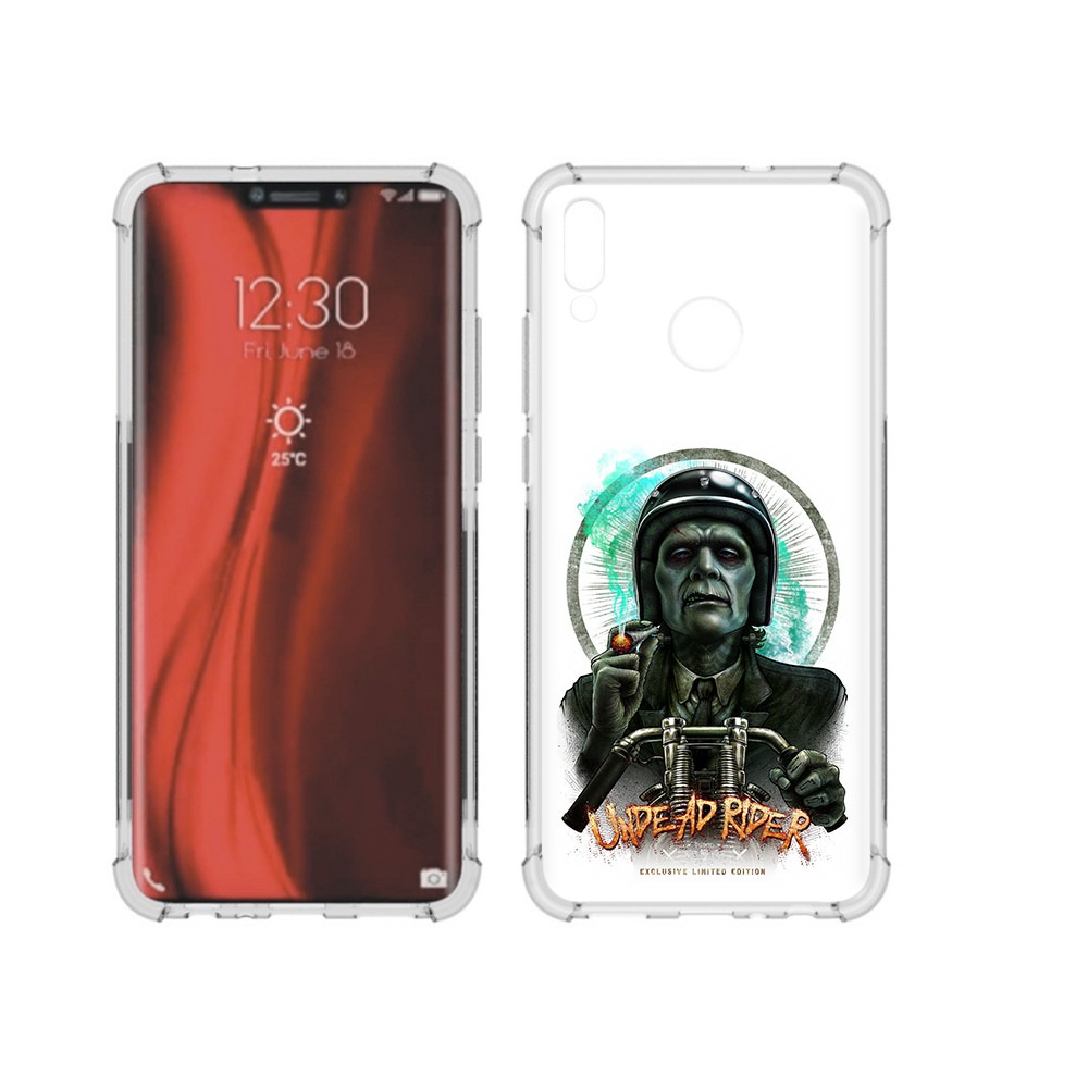 

Чехол MyPads Tocco для Honor 8X зеленый мужчина с сигаретой на мотоцикле (PT118984.69.359), Tocco