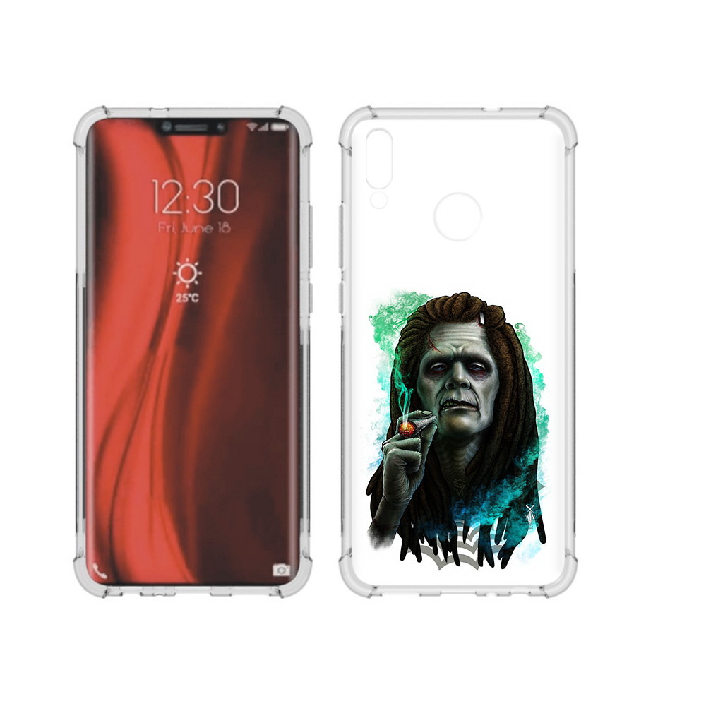 

Чехол MyPads Tocco для Honor 8X зеленый мужчина с сигаретой (PT118984.69.360), Tocco