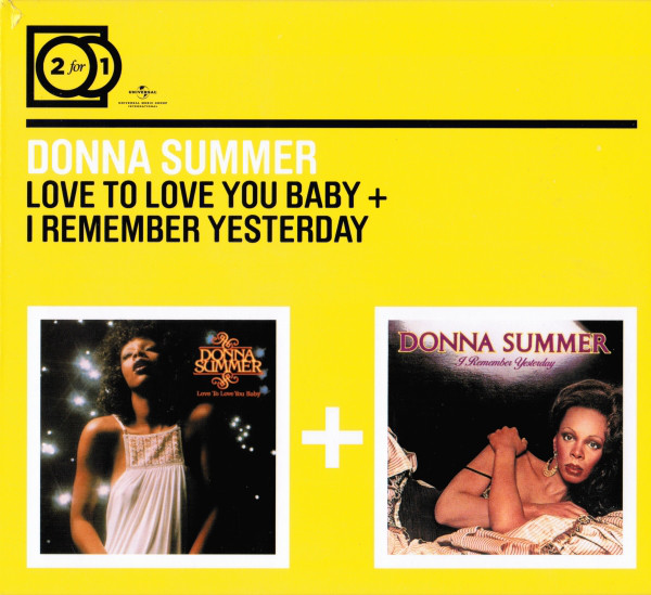 Donna Summer - 2for1: Love To Love You / I Remember Yesterday (2 CD)