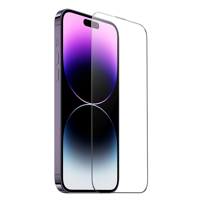 

Защитное стекло X-Case на iPhone 14 Pro (6.1), 6D, с сеточкой для динамика, черное