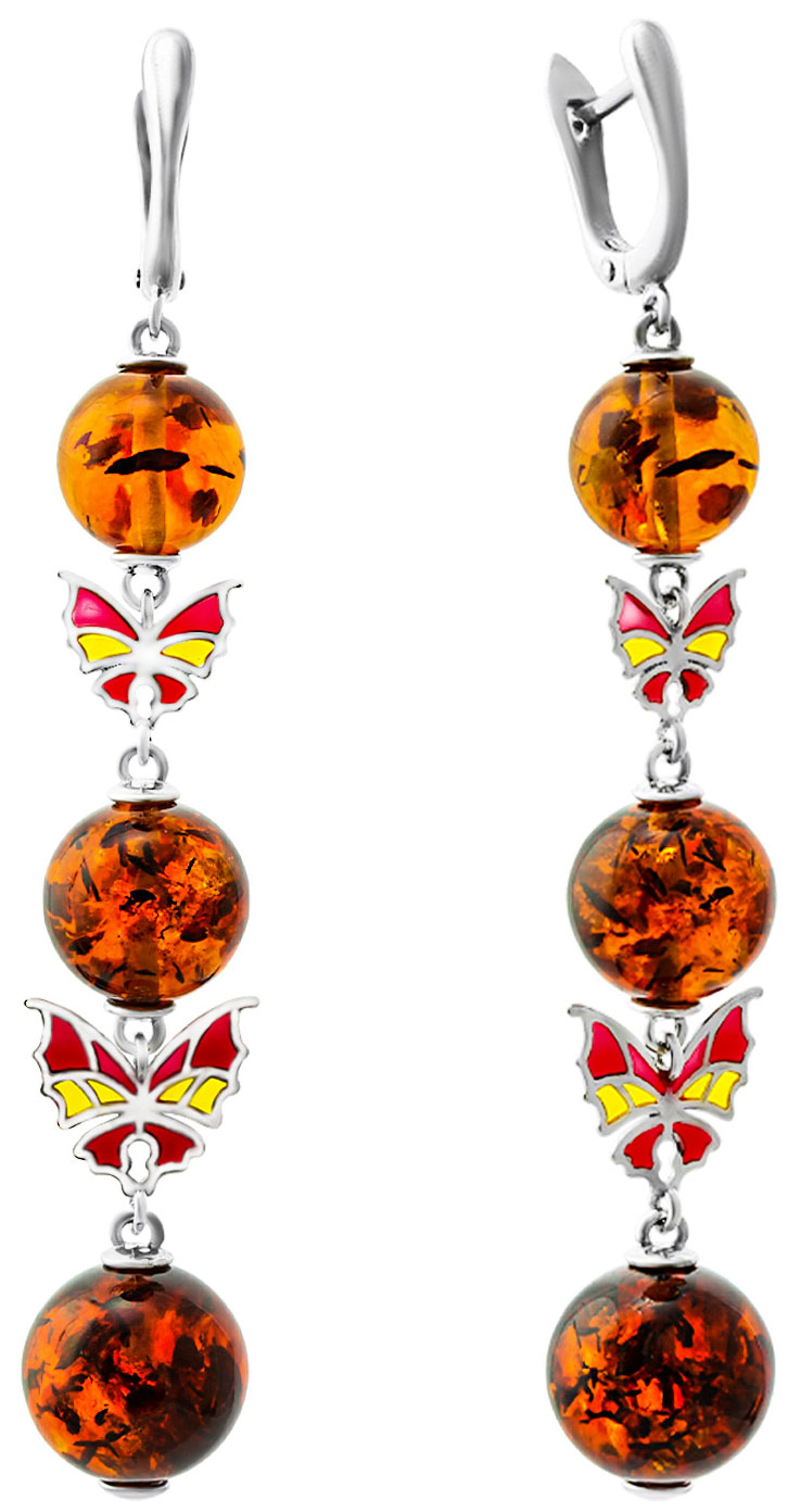 

Серьги из серебра с янтарем Darvin 42904R022OR, 42904R022OR