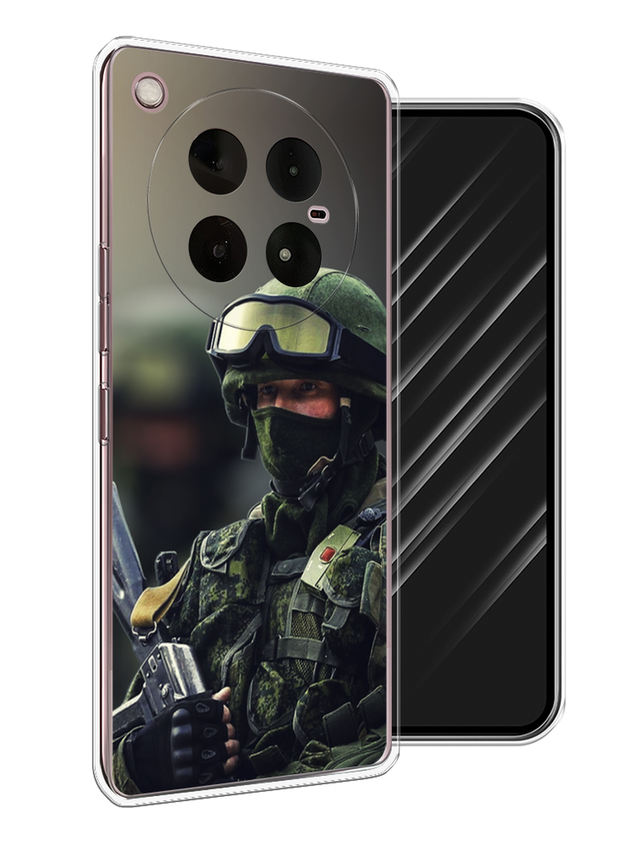 

Чехол Awog на Infinix Zero 40 4G "Солдат", Зеленый;серый, 3106350-1