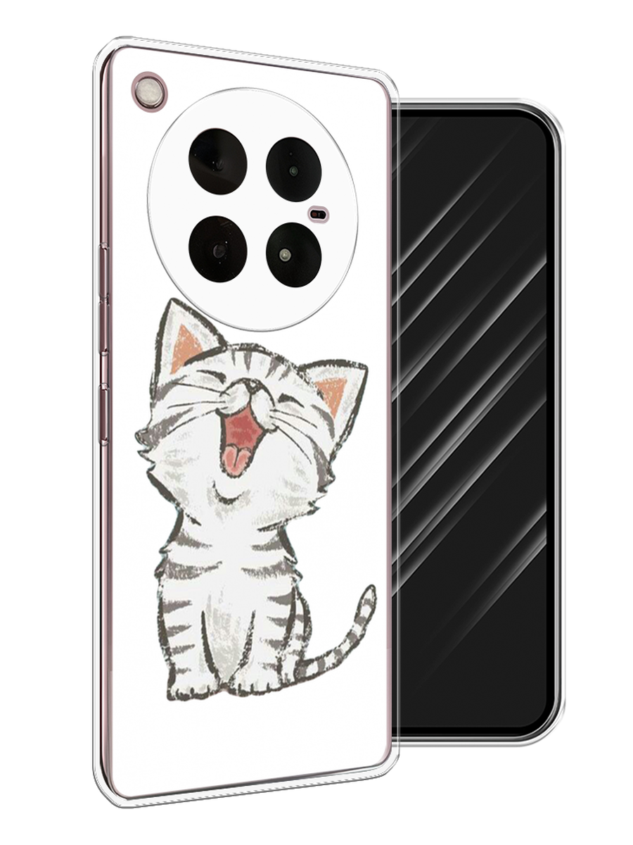 

Чехол Awog на Infinix Zero 40 4G "Котенок рисованный", Серый;белый, 3106350-1