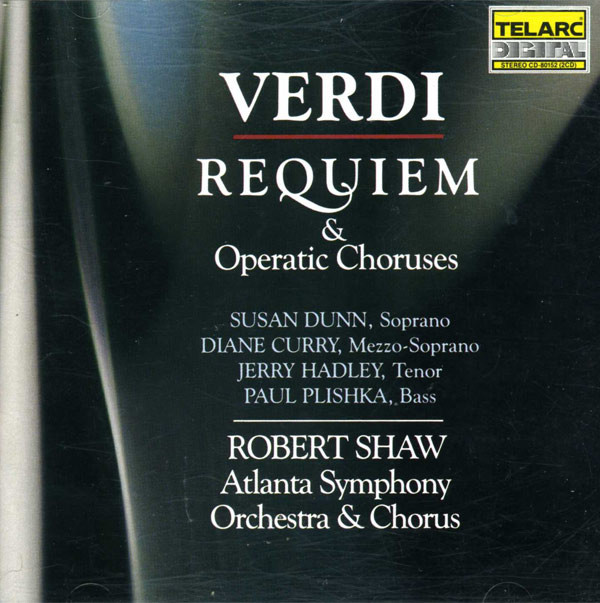 

VERDI: REQUIEM - Shaw / Aso and Chorus (2 CD)
