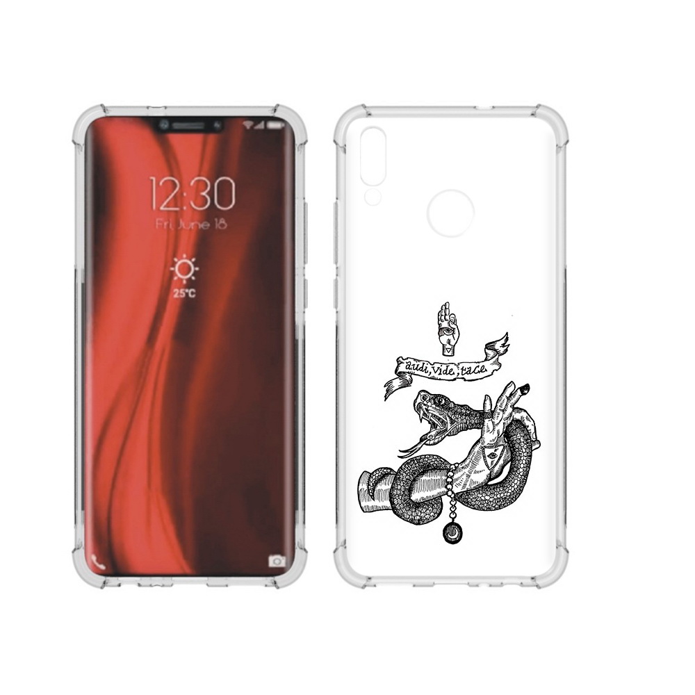 

Чехол MyPads Tocco для Honor 8X змея на руке рисунок (PT118984.69.366), Tocco