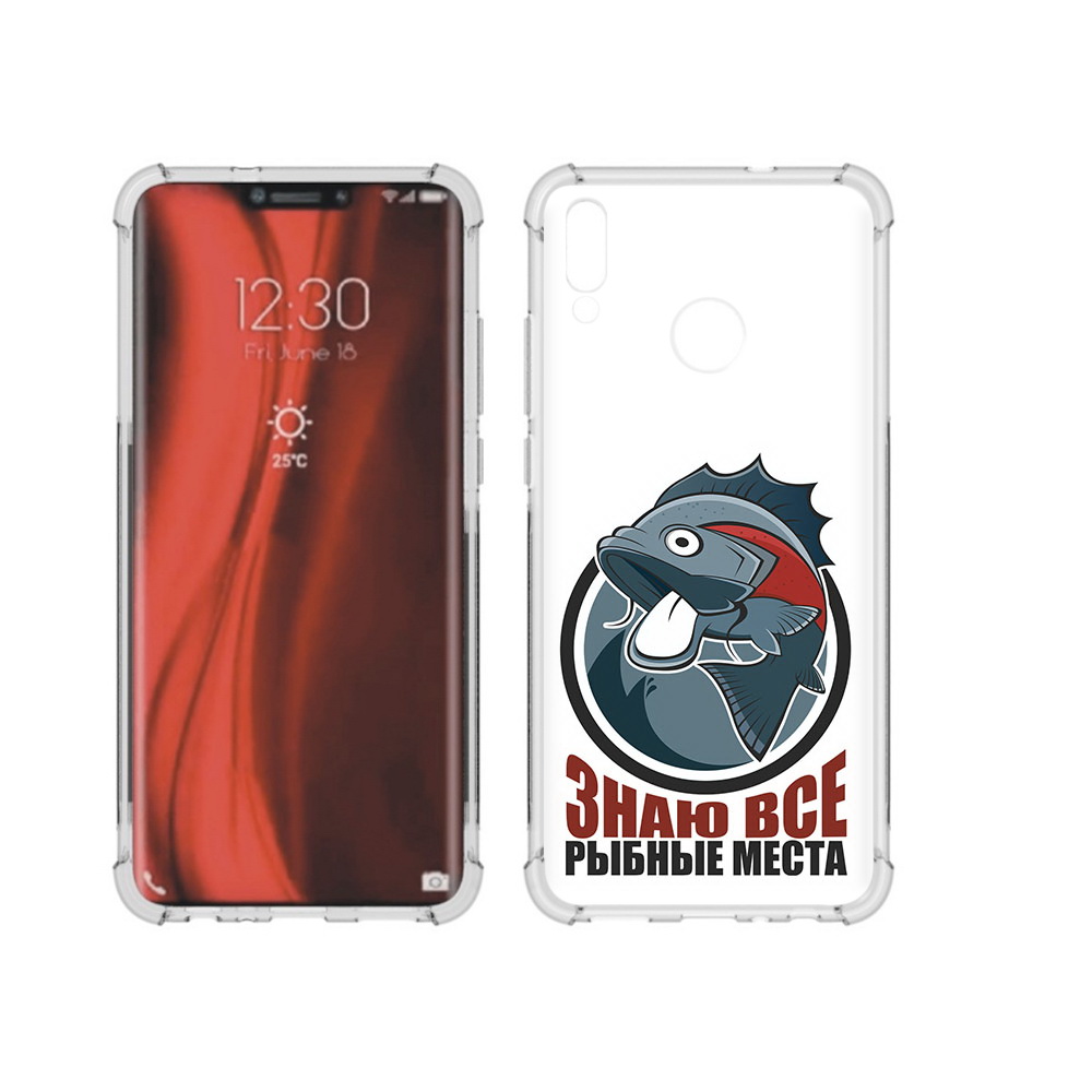 

Чехол MyPads Tocco для Honor 8X знаю все рыбные места (PT118984.69.367), Tocco