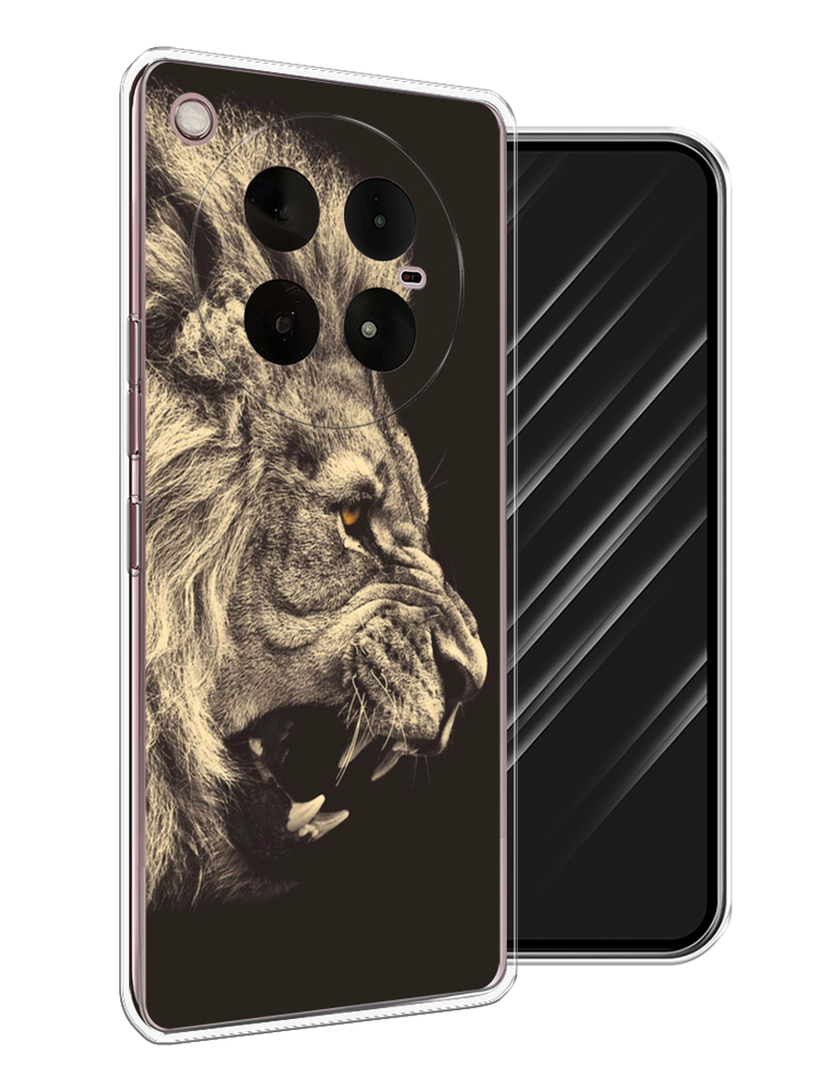 

Чехол Awog на Infinix Zero 40 4G "Львиный рык 2", Бежевый;черный, 3106350-1