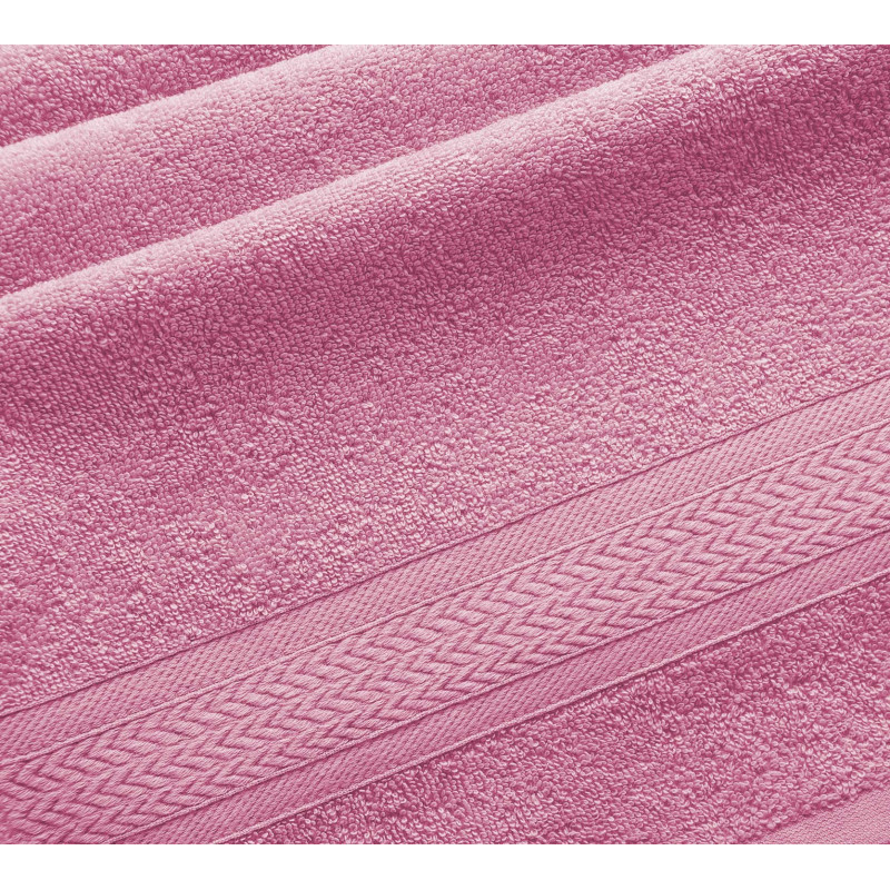 Полотенце Текс-Дизайн 40х70 см махровое Утро розовый