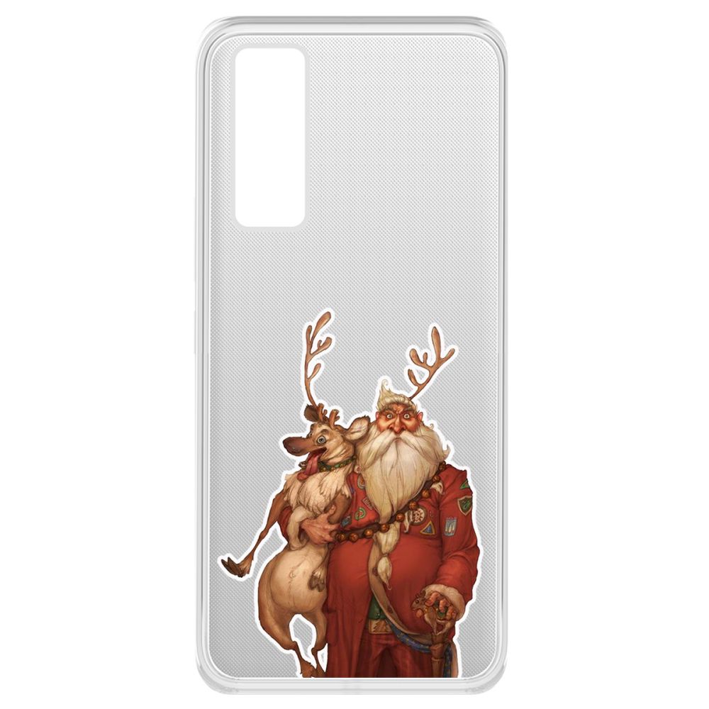 

Чехол-накладка Krutoff Clear Case К-команда для Vivo V20 SE