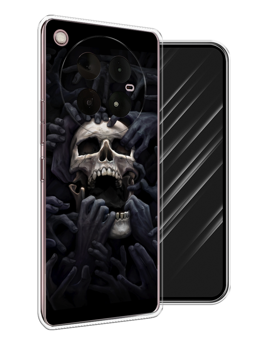 

Чехол Awog на Infinix Zero 40 4G "Череп 29", Черный;серый, 3106350-1