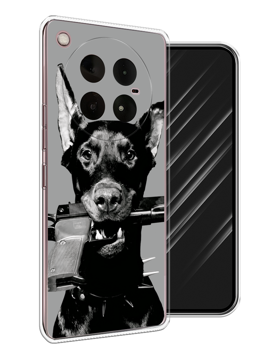 

Чехол Awog на Infinix Zero 40 4G "Доберман", Серый, 3106350-1
