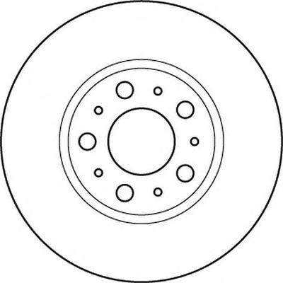 

Диск тормозной TRW DF4380 TOYOTA AVENSIS
