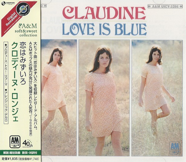 

Claudine Longet: Love Is Blue (1 CD)