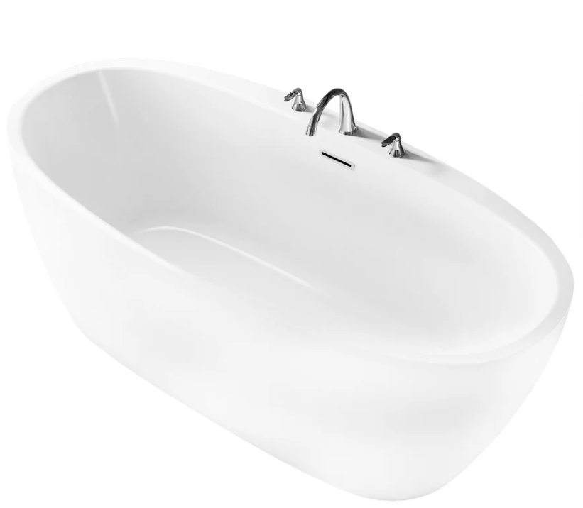 фото Акриловая ванна belbagno bb404-1500-800 150х80 без гидромассажа