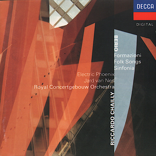 Berio: Formazioni; Folk Songs; Sinfonia. Royal Concertgebouw Orchestra (1CD)