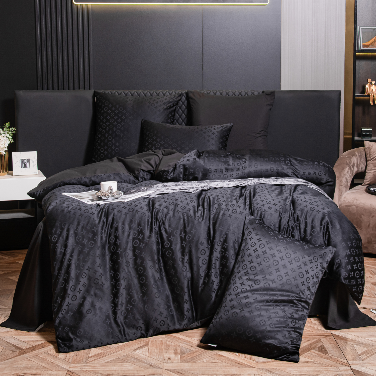 

Постельное белье Viva-Home Textile GC015D57 Семейное, GC1419